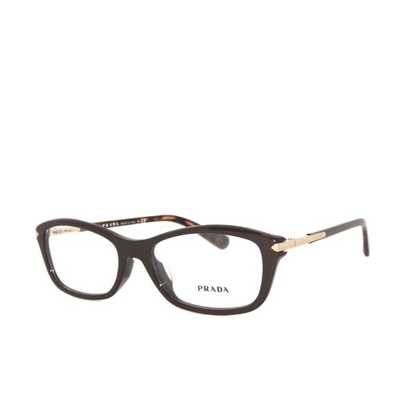 Prada 04P-A 04 DHO-1O1 54 Brown Eyeglasses - Picture 1 of 5